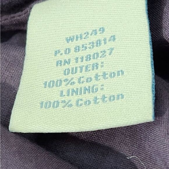 Boden Geometric Cotton V Neck Sheath Dress  Purple and Green - Picture 12 of 13